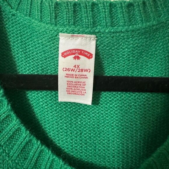 Holiday time size 4X merry pugmas sweater - Picture 2 of 3